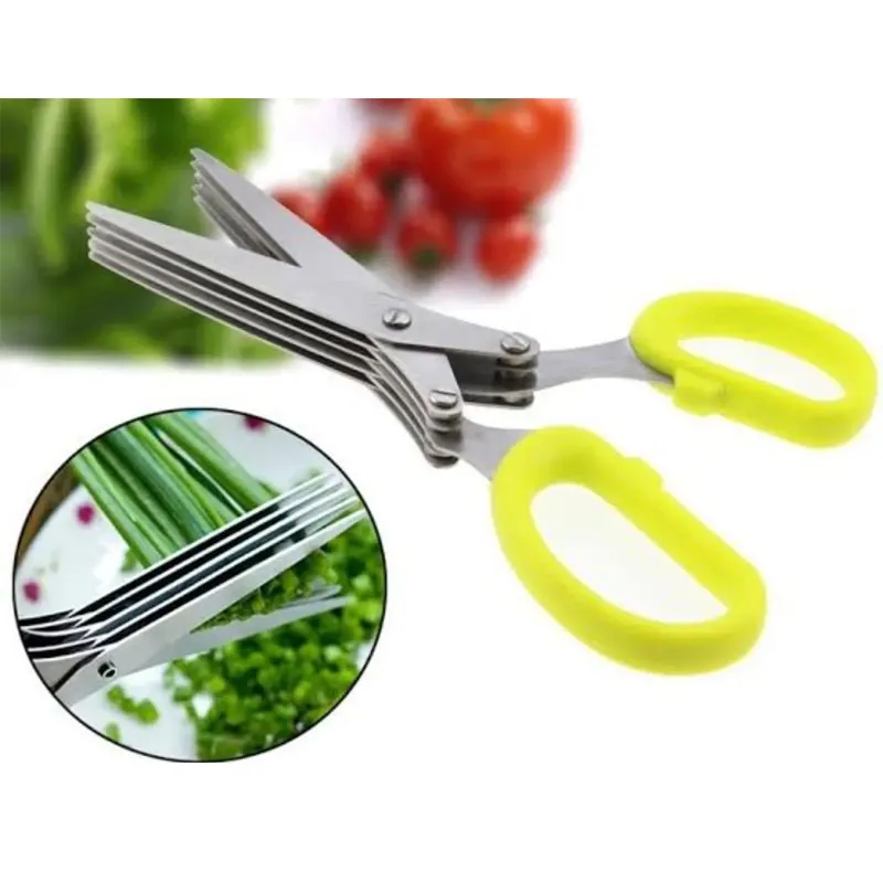 Multi-Functional Stainless Steel Kitchen Scissors – 5 Layers - Image 3