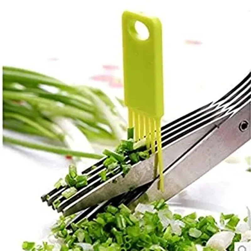 Multi-Functional Stainless Steel Kitchen Scissors – 5 Layers - Image 4
