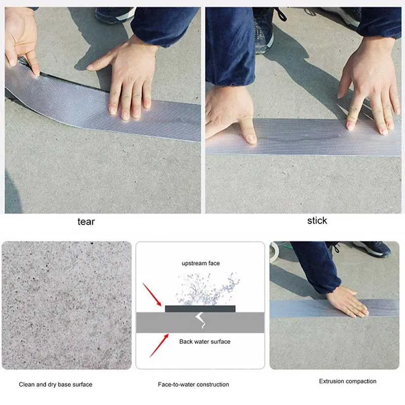 Waterproof Aluminum Foil Rubber Tape - Image 4
